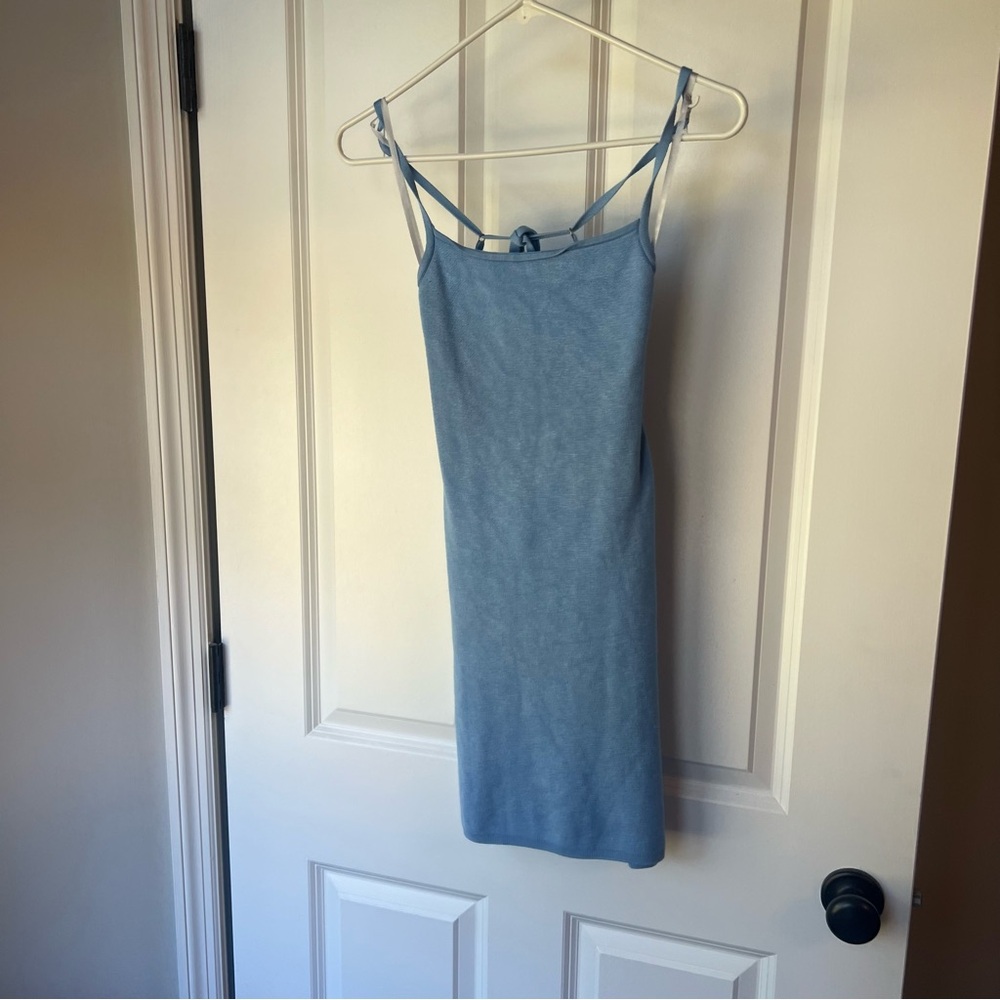 Abercrombie & Fitch Blue Sweater beach dress